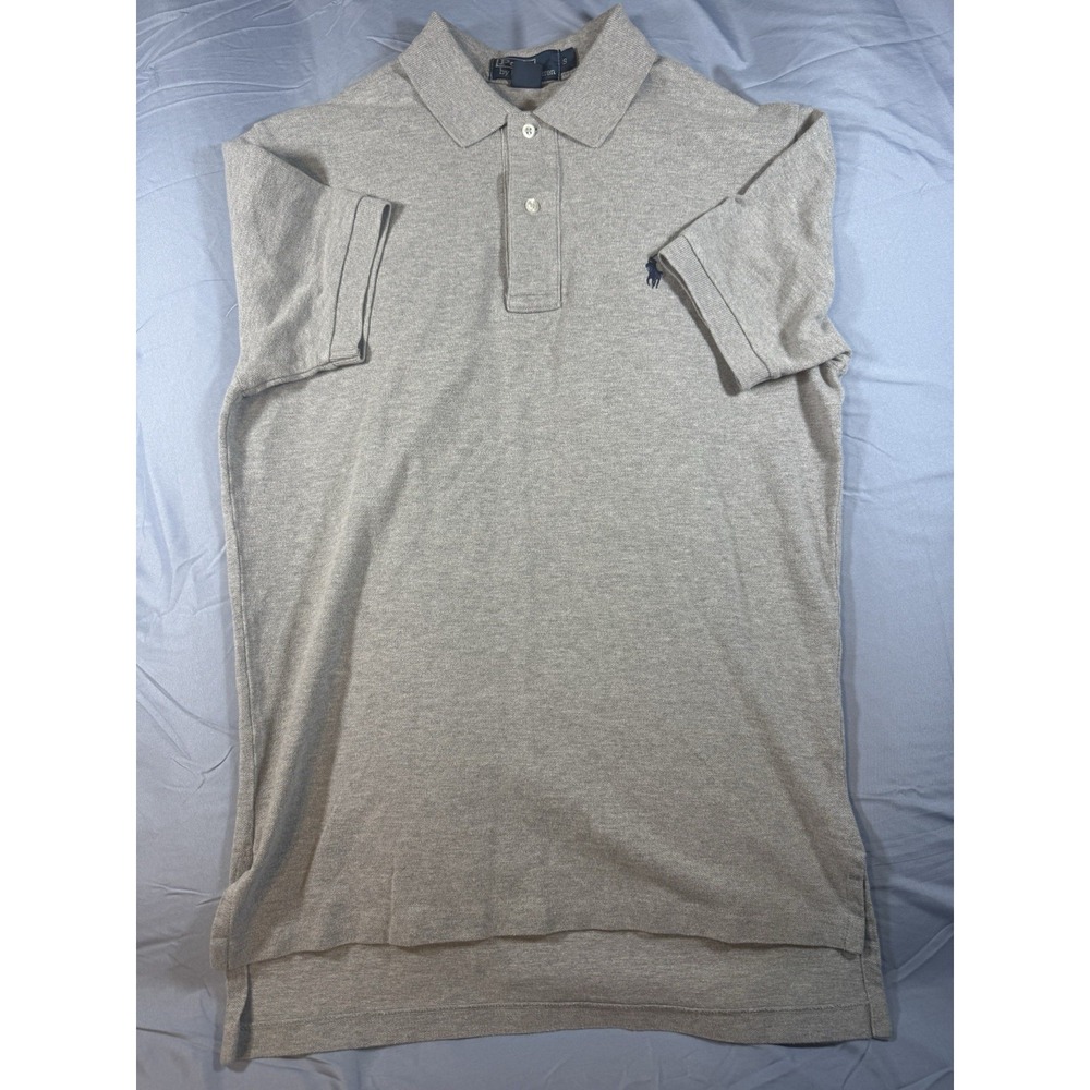 Polo Ralph Lauren Men's Grey Short Sleeve Polo Shirt Size Small